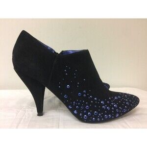 SIGERSON MORRISON women  black suede boots ankle booties size 8